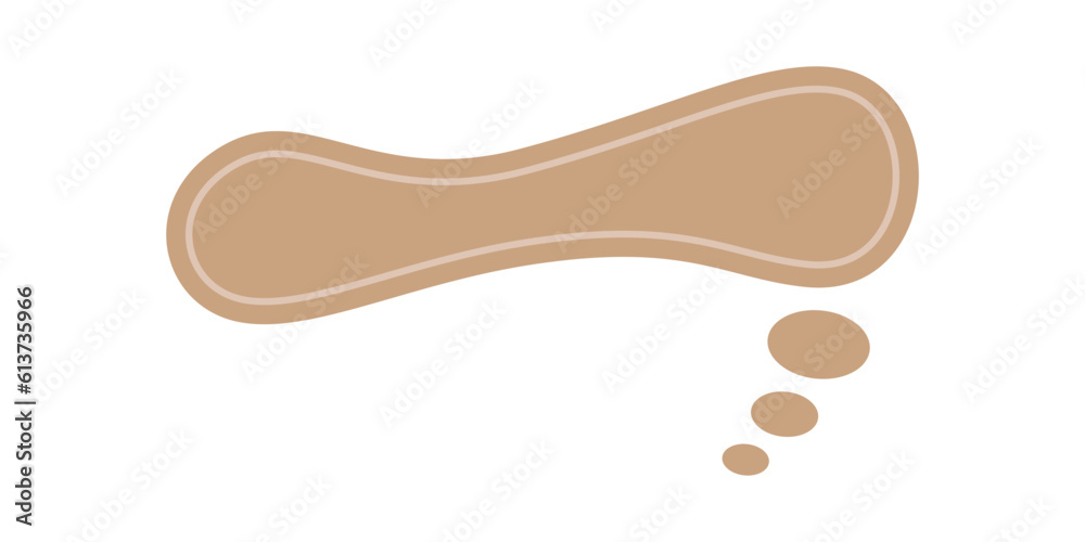 cute earth tone color Bubble talk. Hand-drawn speech bubble. Talk chat speak message. Empty blank comment. Vector illustration design cute earth tone color Bubble talk. Hand-drawn speech bubble. Talk chat speak message. Empty blank comment. Vector illustration design