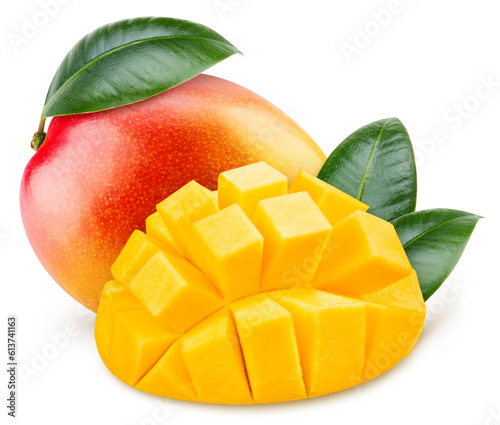 Mango isolated on white background