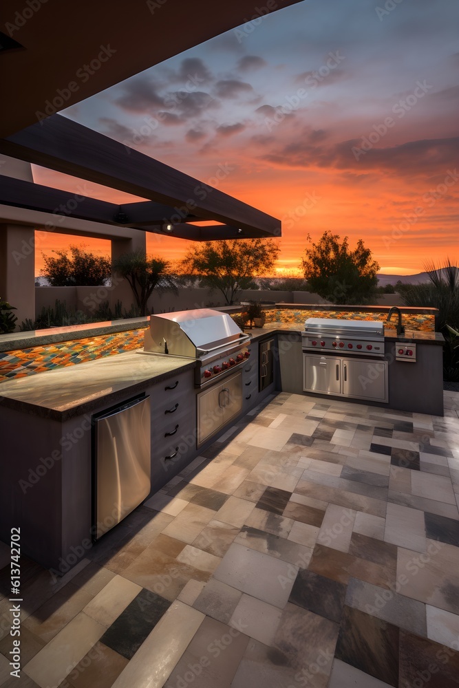 Snapshot of Private Outdoor Kitchen Design For Luxury High End Penthouses