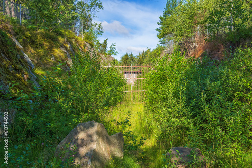 Gate to an old abandoned fortress