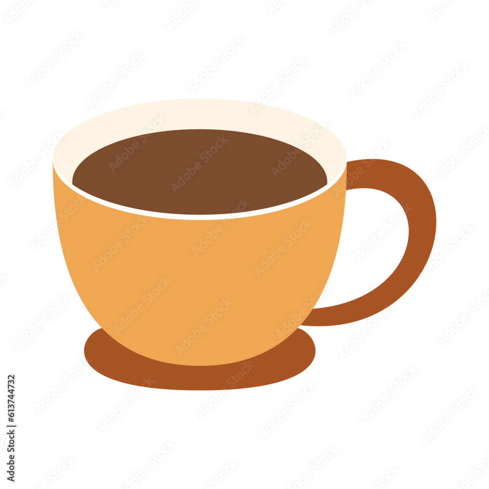 Coffee Illustration Isolated On White Backgroud. A Cup Of Coffee, Iced Coffee, Hot Coffee, Flat Carton Illustration. energetic beverage brewing cafe or bar and restaurant. Coffee Illustration Isolated On White Backgroud. A Cup Of Coffee, Iced Coffee, Hot Coffee, Flat Carton Illustration. energetic beverage brewing cafe or bar and restaurant.