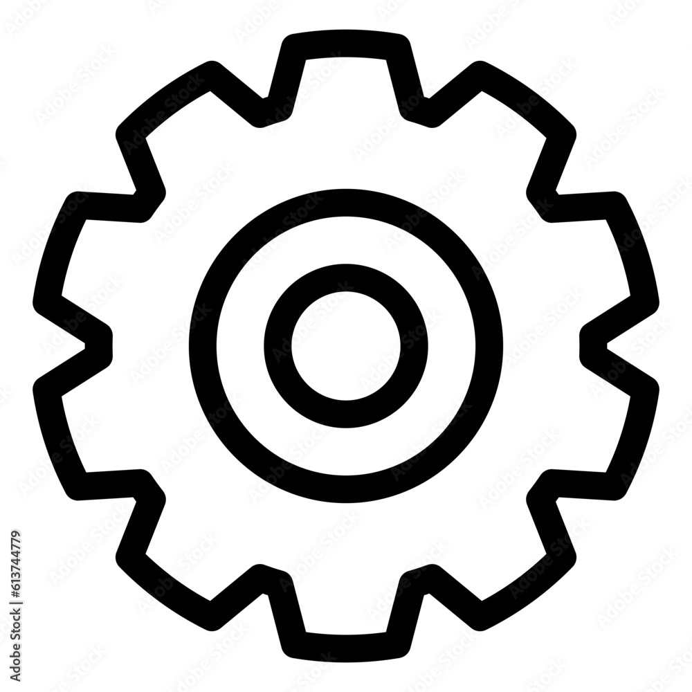 Setting icon with transparent background Setting icon with transparent background
