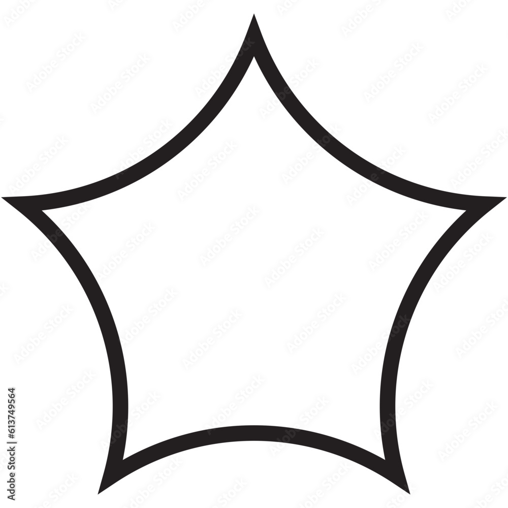 Star icon and symbol element Star icon and symbol element