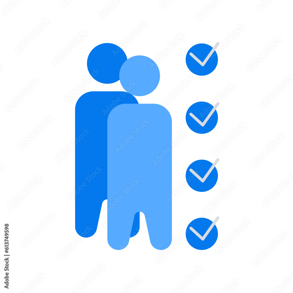 Vector business elements background in flat style