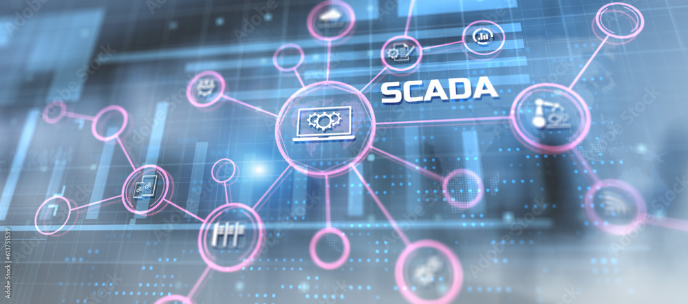 Scada Supervisory Control And Data Acquisition Industrial Process