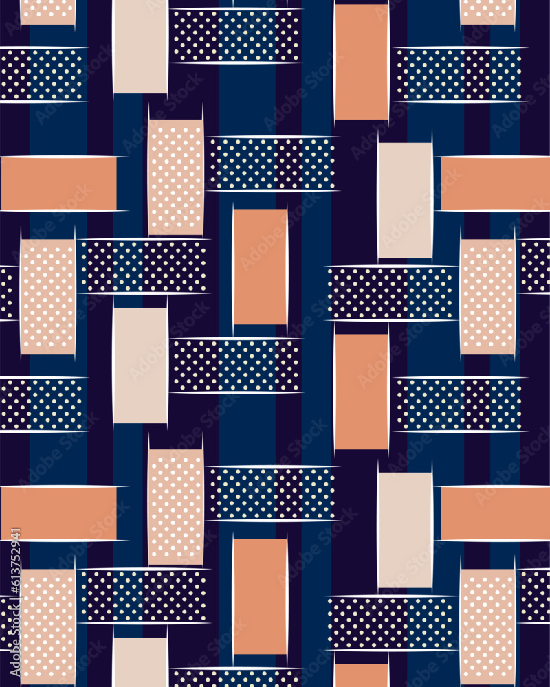 Abstract decorative design with vector pattern and dots design rhombus Abstract decorative design with vector pattern and dots design rhombus