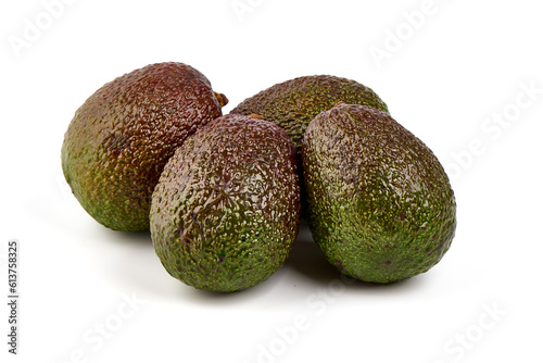 Avocado, isolated on white background. photo