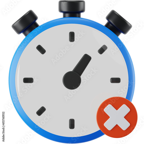 Timeout 3D Icon