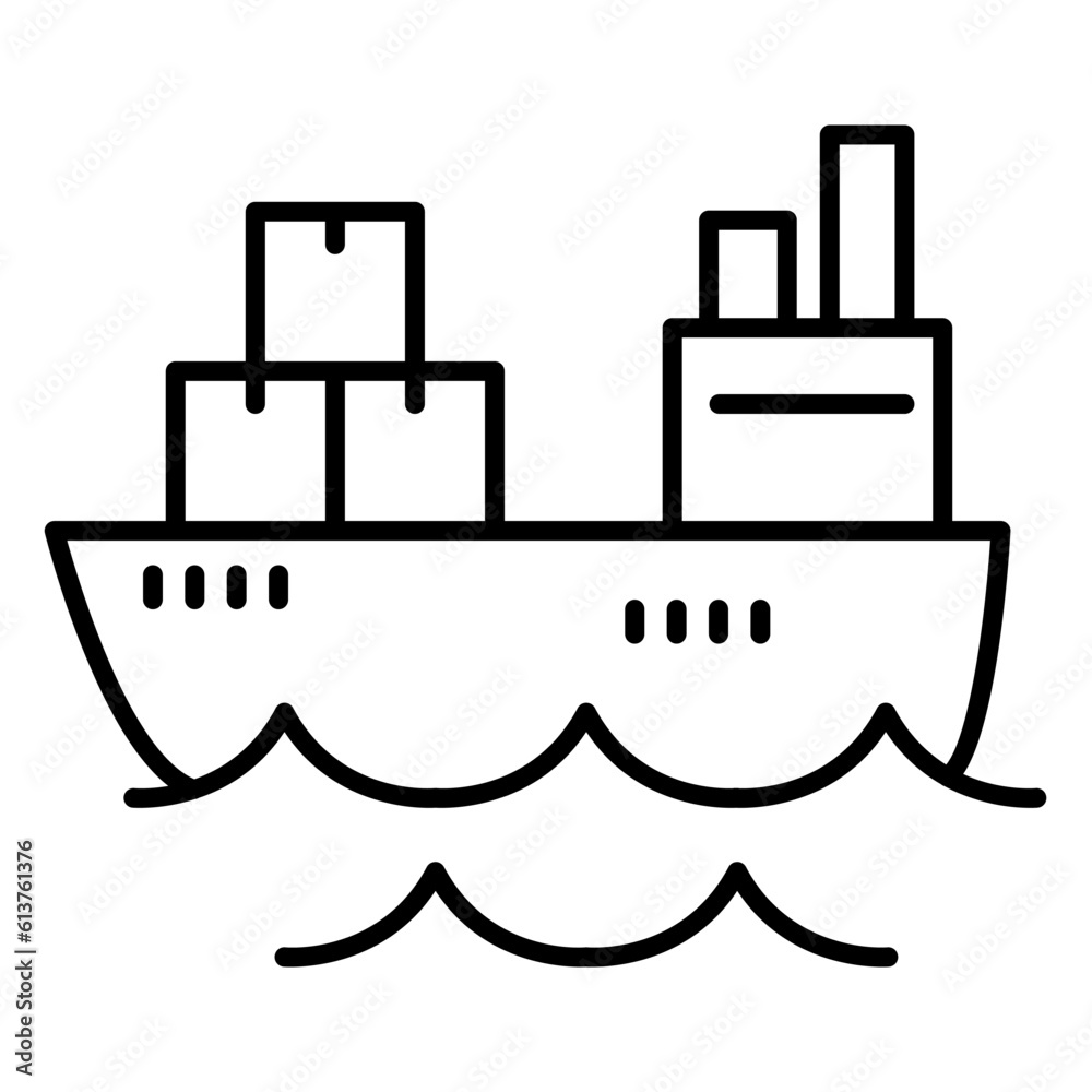 Cargo ships icon Cargo ships icon