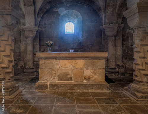 altar in the crypt of Lund Cathedral inagurated 30th of June 1123