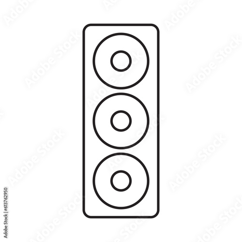 stereo icon vector