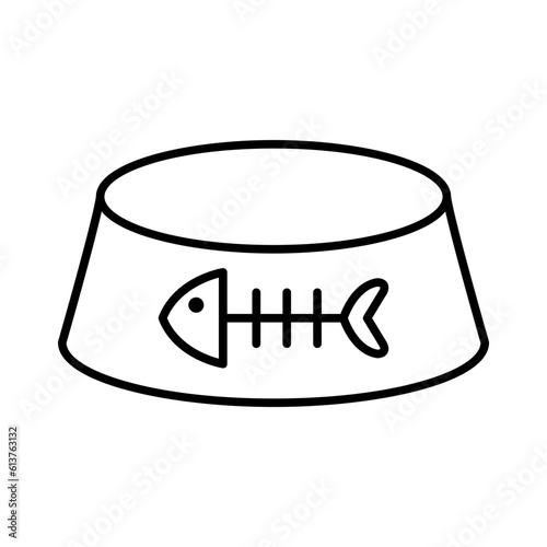 Cat bowl icon