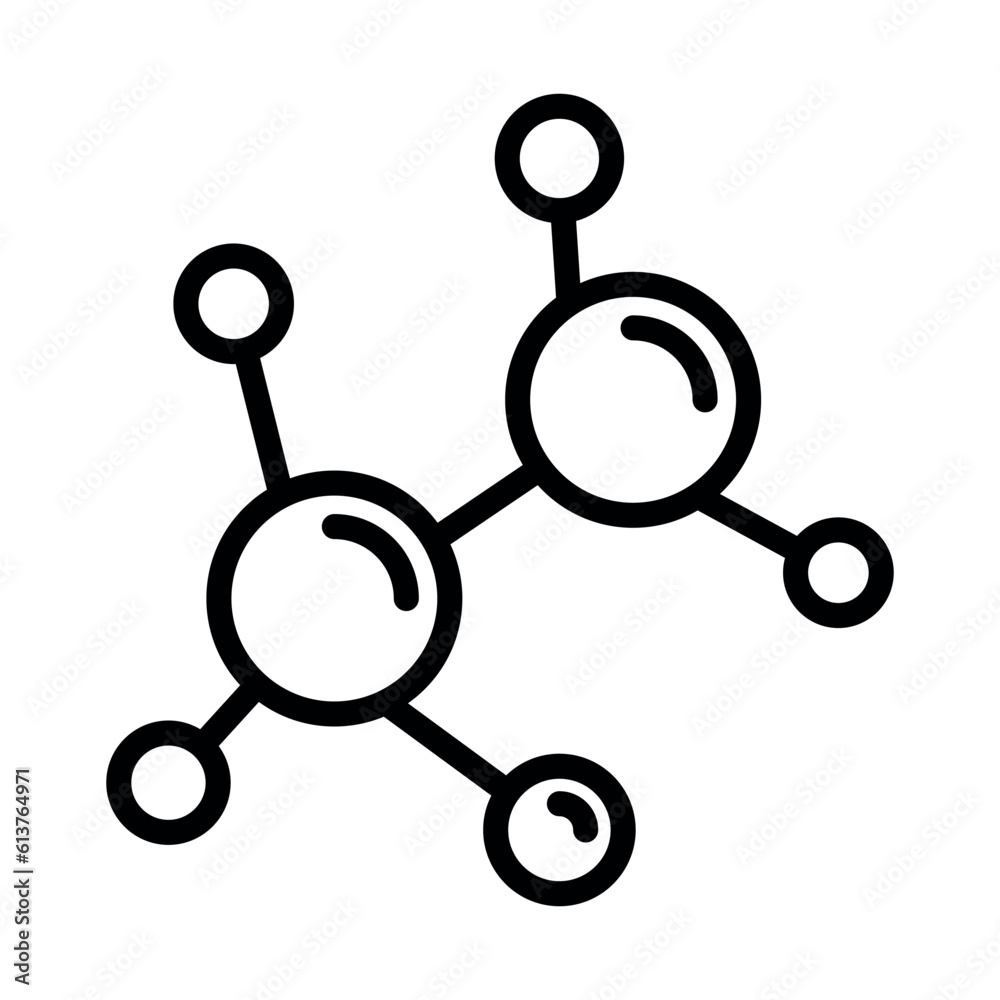 molecule sign symbol vector glyph icon molecule sign symbol vector glyph icon