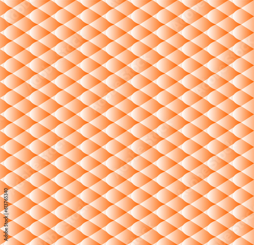 Seamless Geomatric vector background Pattern in orange