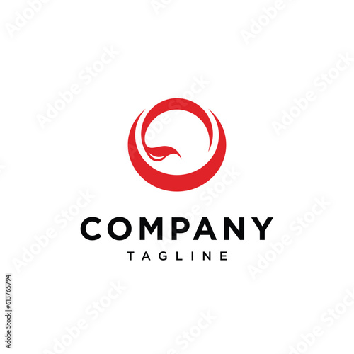 Letter O scorpion tail logo icon vector template.eps
