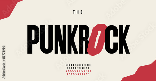 Contrast alphabet, heavy letters, street font for skateboard logo, headline, modern geometric typography, typographic design. Vector typeset