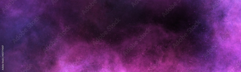 Galaxy watercolor background, Universe, Milky way, illustration panorama