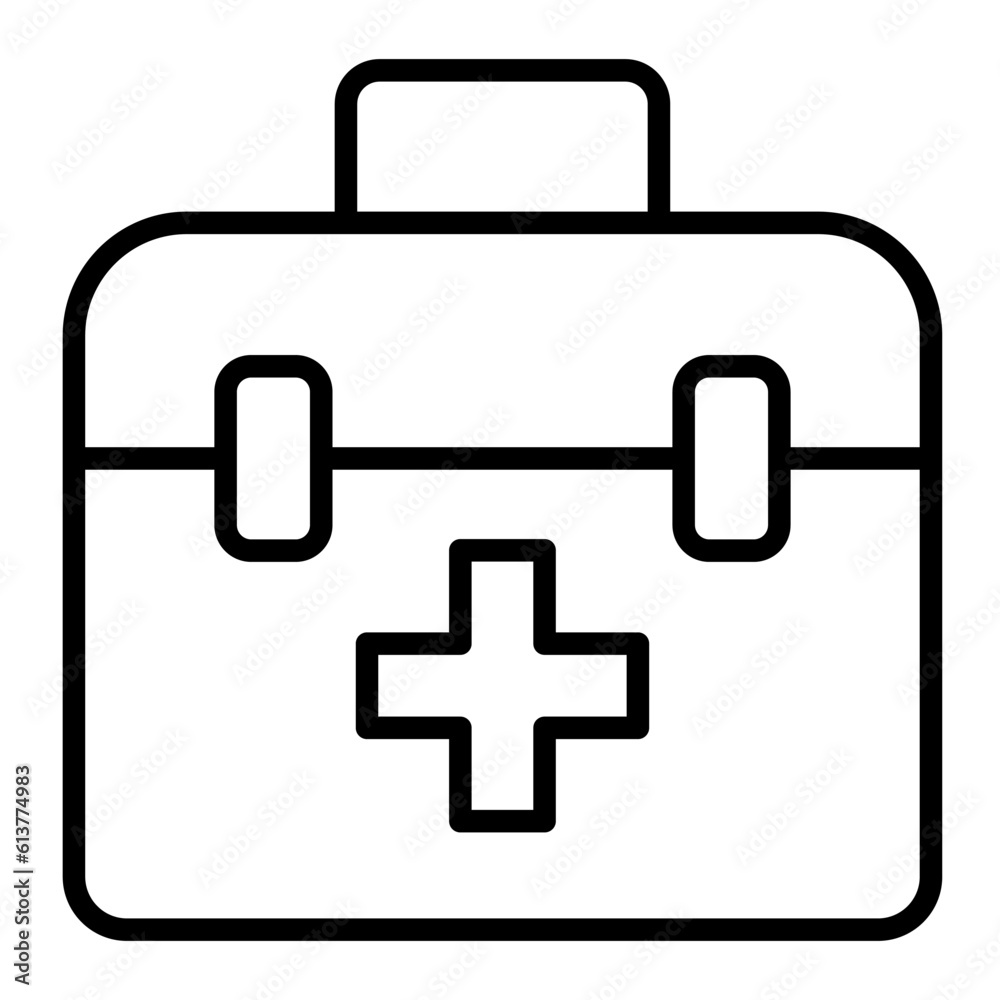 Obraz premium First aid kit icon