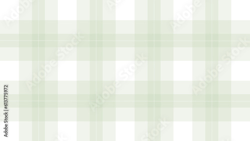 White and green plaid fabric texture