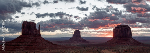 The Mittens Butte in Monument Valley, Arizona, Utah, USA photo