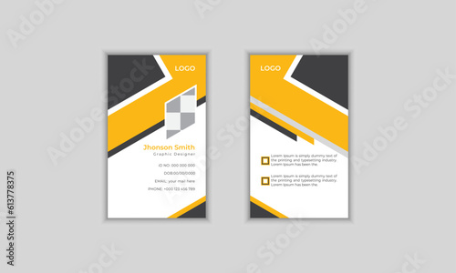 Yellow modern creative design set template for company corporate style Luxury and elegant.