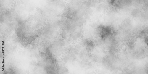 Abstract black and white silver ink effect cloudy grunge texture with clouds, Old and grainy white or grey grunge texture, black and whiter background with puffy smoke, white background illustration.