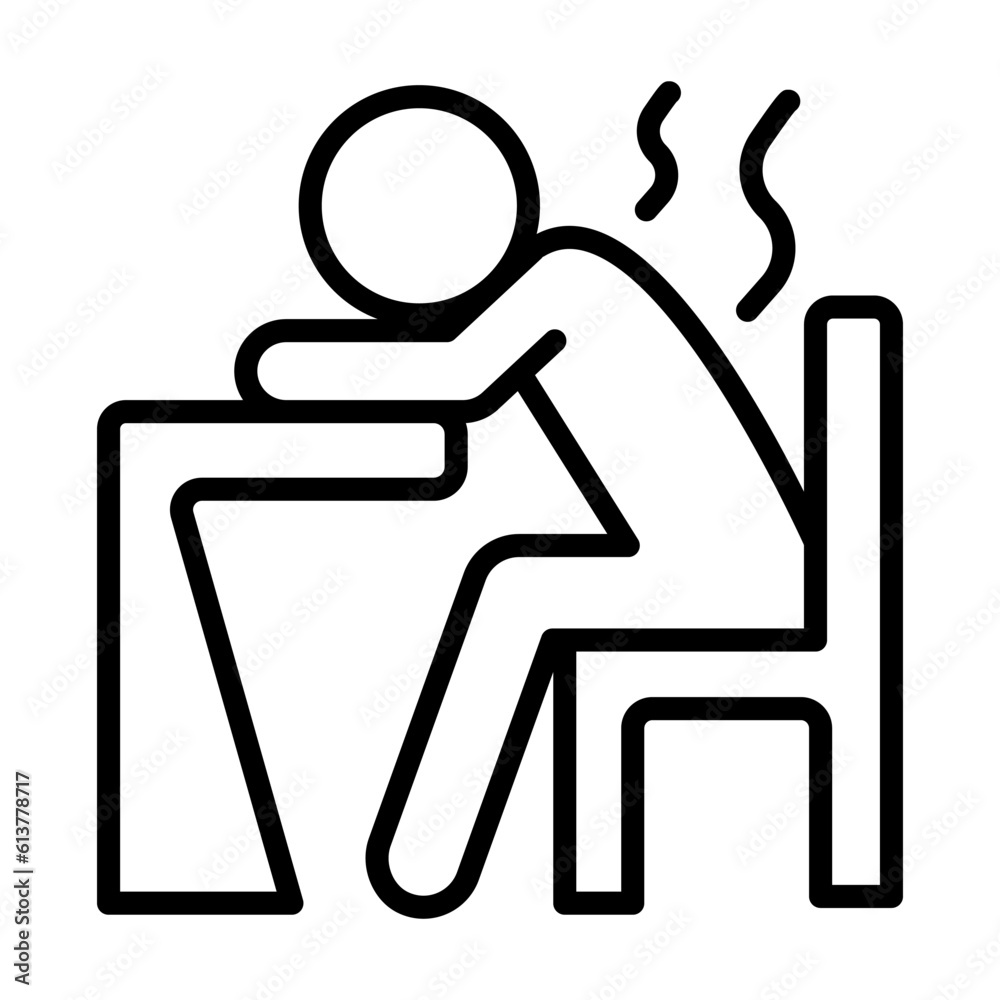 Tired people icon Tired people icon