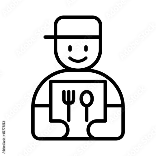 Food delivery icon