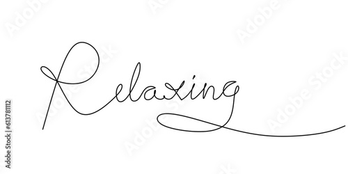 One continuous line drawing...