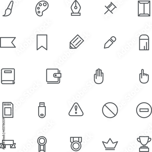 ミニミニビジネスアイコンセット05