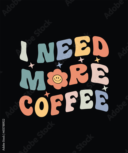 coffee t-shirt design, vintage, cat, mom, 