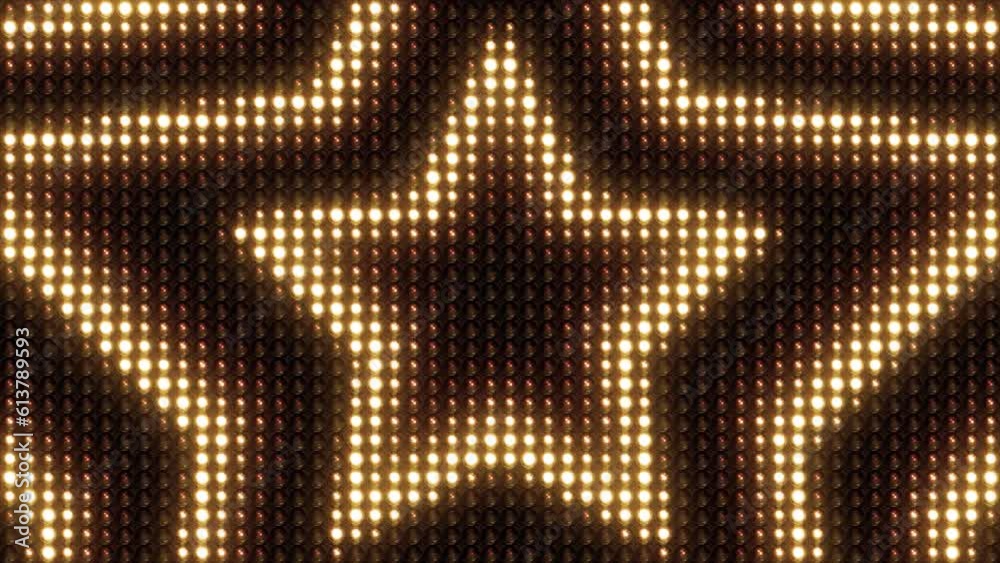 Lights Board Loop LED Star shaped Background Animation Lights Flashing Wall Showtec VJ Stage Floodlight 4K Blinder Blinking Lights Flash Club Flashlights Disco Lights Matrix Beam Bulb