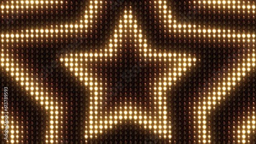 Lights Board Loop LED Star shaped Background Animation Lights Flashing Wall Showtec VJ Stage Floodlight 4K Blinder Blinking Lights Flash Club Flashlights Disco Lights Matrix Beam Bulb