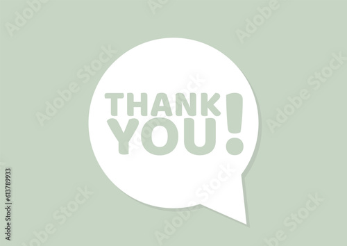 Background Thank You vector design banner