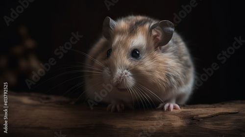 hamster in woods by generative ai © Ace Studio