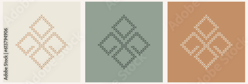 Vector logo design template in trendy linear style - concept and emblem for spa, holistic and meditation centers, massage therapy, yoga studios