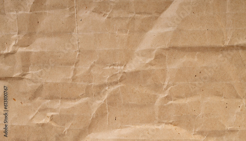 Brown wrinkle recycle paper background