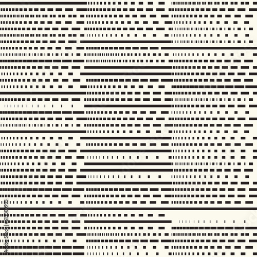 Monochrome Irregularly Dashed Textured Pattern