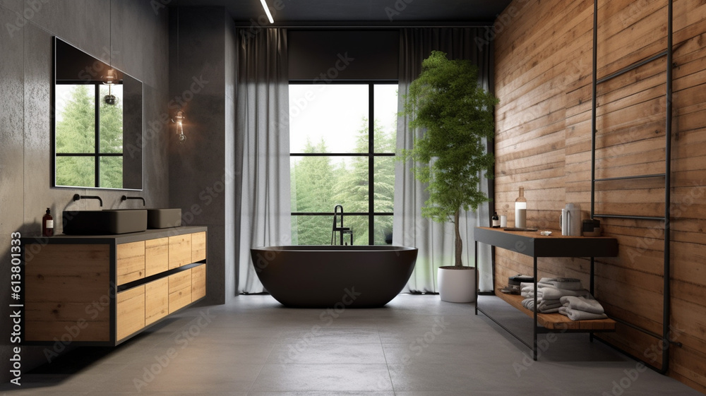 Modern contemporary bathroom in a luxury apartment Modern contemporary bathroom in a luxury apartment