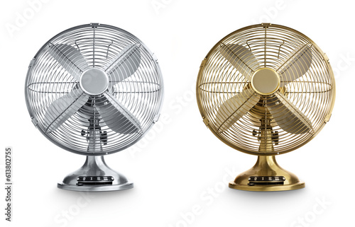Electric fans isolated