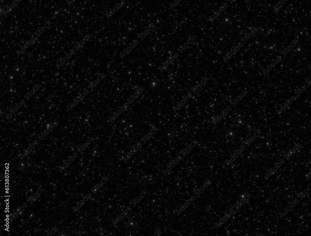 Stars background with glow over black background 