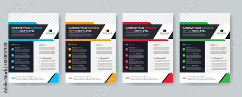 flyer. newest trendy creative corporate multipurpose minimal official business advertising magazine poster flyer with creative corporate trendy geometric shape template print design