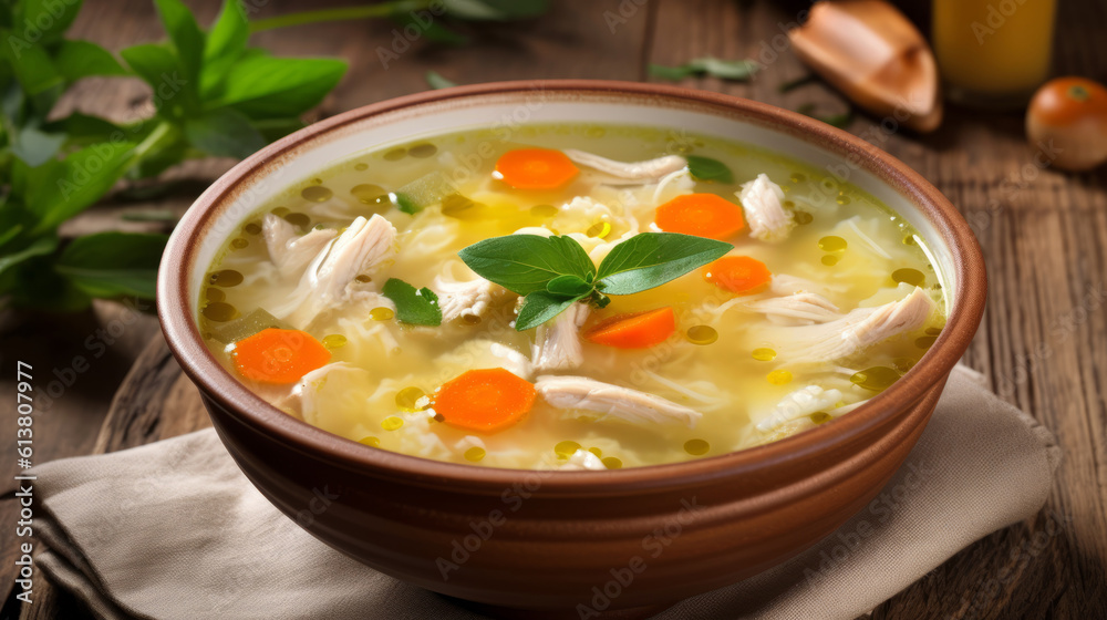 chicken soup with vegetables