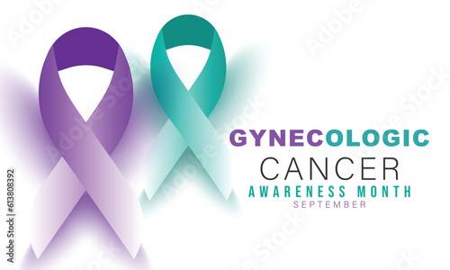 Gynecologic Cancer awareness month. background, banner, card, poster, template. Vector illustration.
