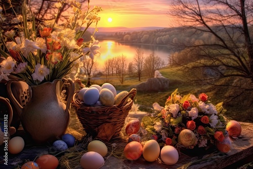 Stunning Easter sunrise photo