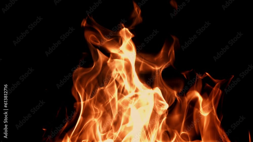 Flames on black background. Filmed is slow motion 1000 fps. High quality FullHD footage Flames on black background. Filmed is slow motion 1000 fps. High quality FullHD footage