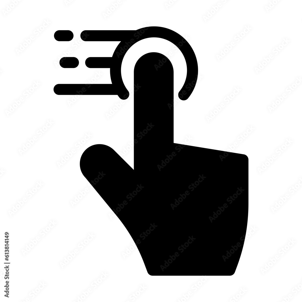 Hand touch icon Hand touch icon