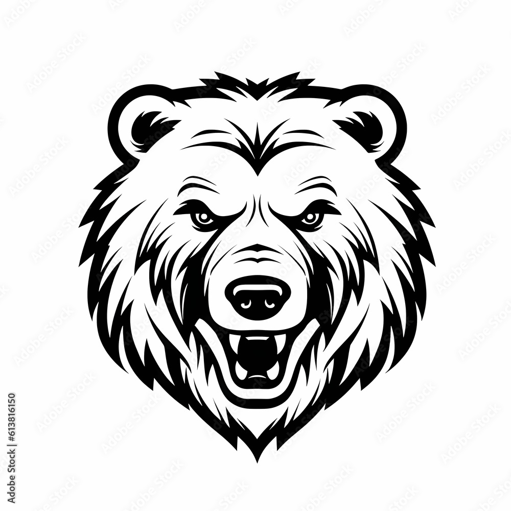 Bear Logo. Generative AI