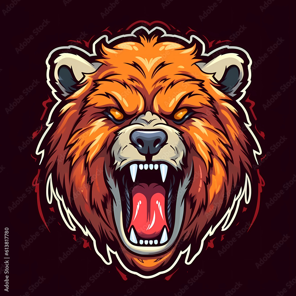 Bear Logo. Generative AI