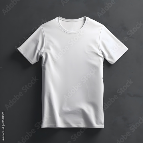 Plain white T-shirt mock up 